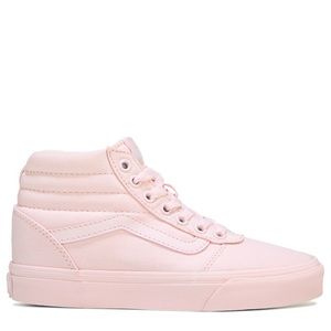all pink high top vans